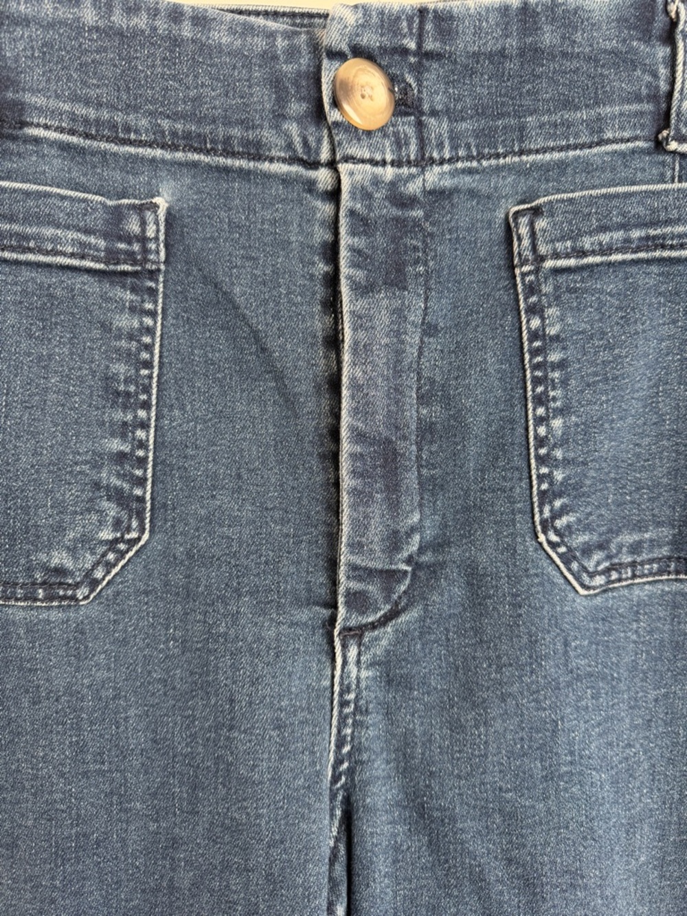 Anthropologie Maeve The Colette Crop High-Rise Wide-Leg Jeans Size 33 - Picture 5 of 12